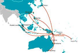 ニューギニア航空の国際線